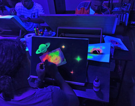 Airbrushbild, Motiv: verschiedene Motive