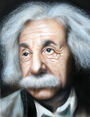 Portrait von Albert Einstein